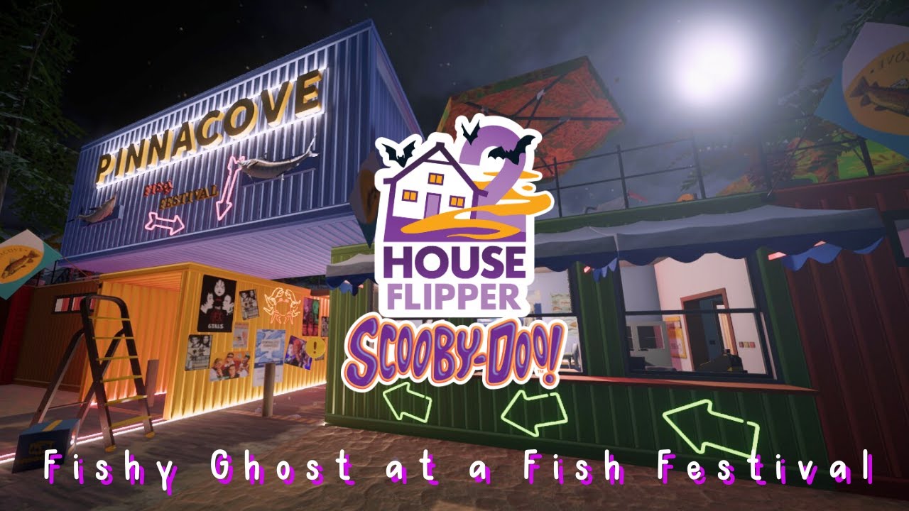 House Flipper 2 | Fishy Ghost at a Fish Festival | Scooby-Doo DLC Job (No Commentary)
