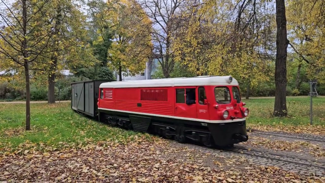 Dresdner Parkeisenbahn am 24.10.2025