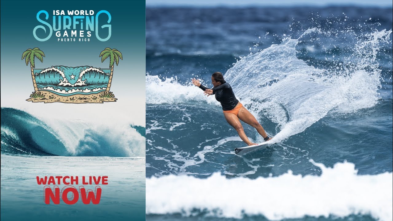 WEBCAST - Competition Day 1  - 2024 ISA World Surfing Games
