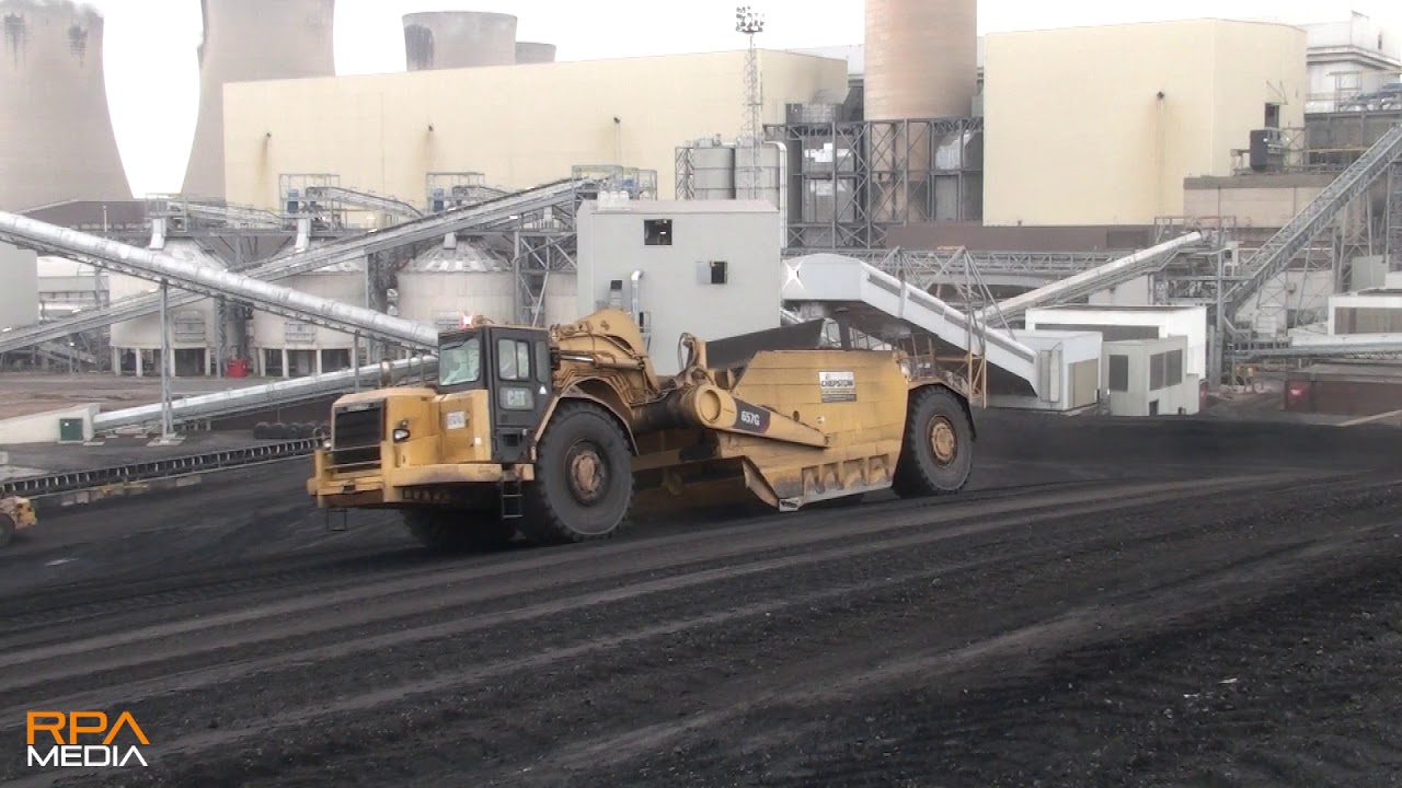 *HUGE* Caterpillar 657G coal scrapers