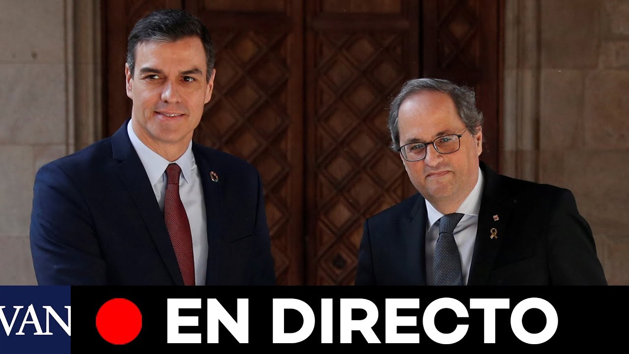 DIRECTO | Encuentro entre Quim Torra y Pedro Sánchez en la Generalitat