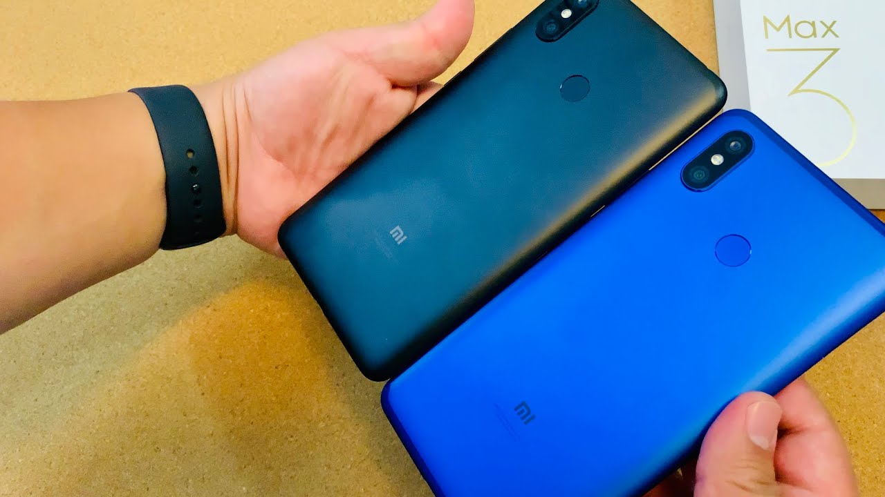 Xiaomi Mi Max 3 - Black vs Blue Comparison!