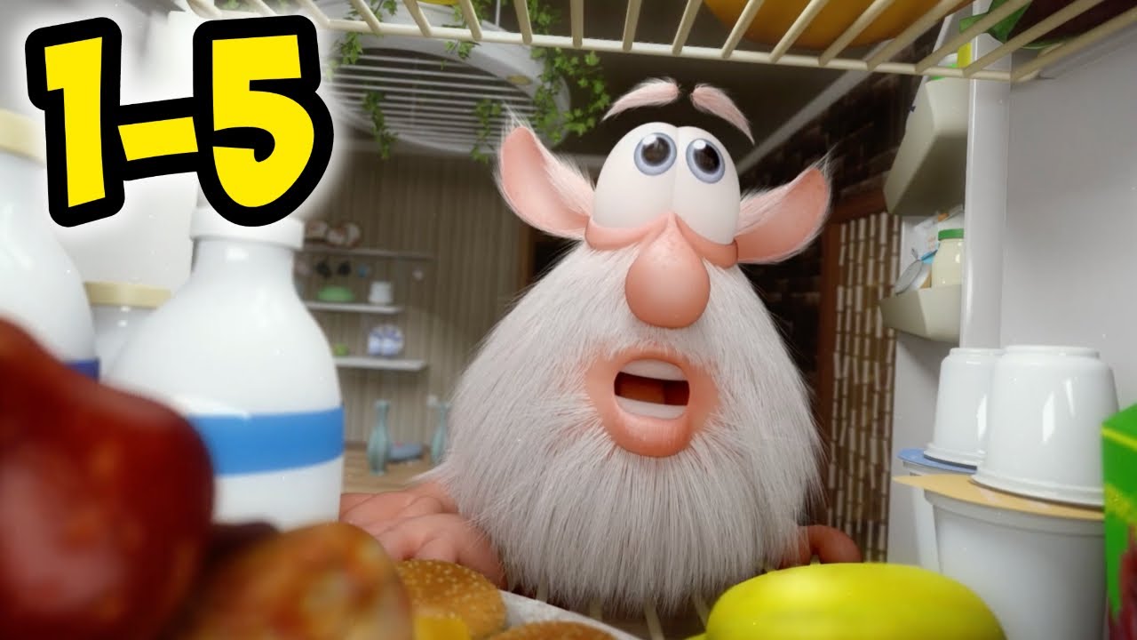 Booba - Episodes 1-5 Compilation | Funny Cartoons for Kids | Super Toons Kids TV