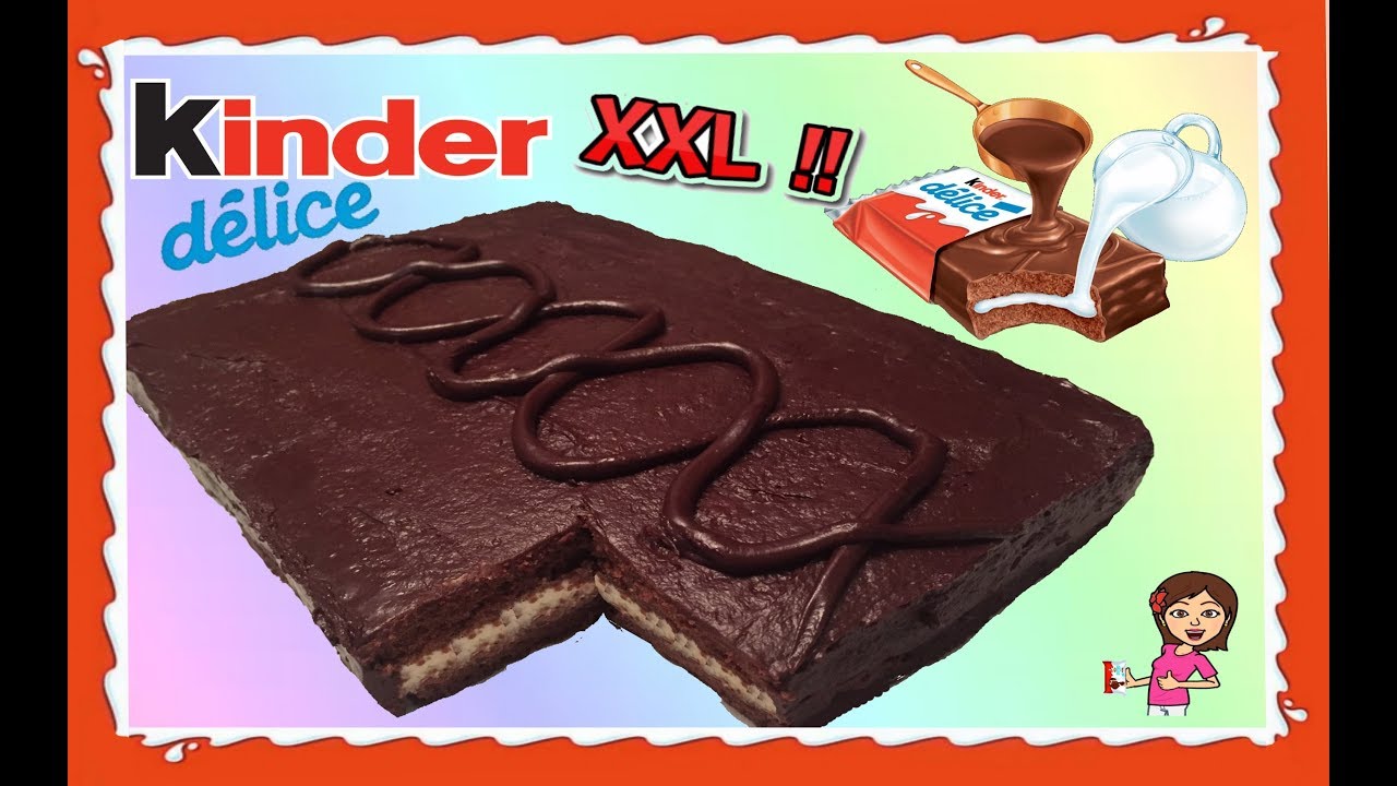♡ KINDER DELICE XXL ULTRA FACILE ♡ Pâtissez avec MaRy ♡