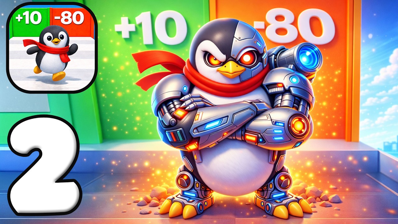 Penguin Evolution Runner Part 2 🐧 Ice Run Adventure Full HD Gameplay Walkthrough (Android iOS)