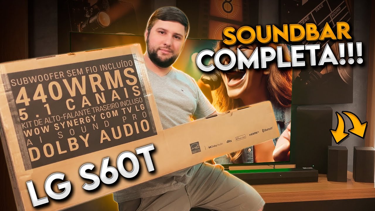 Саундбар LG S60TR с двумя задними динамиками — распаковка и первые впечатления!