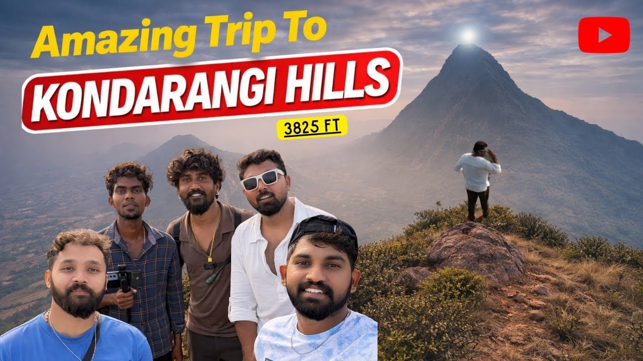 Kondarangi Hills Early Morning Trek 🌄 | 3825 ft Sunrise View | First Time Experience 😍