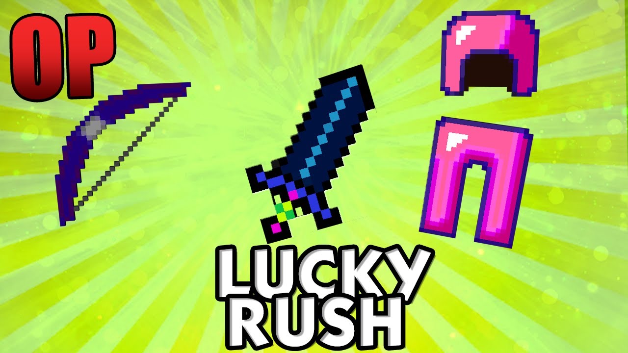 OP SWORD + BOW + ARMOR | Minecraft LUCKY RUSH | baastiZockt