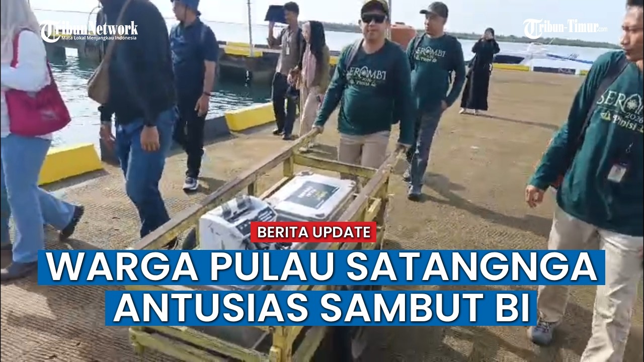 Antusiasme Warga Pulau Satangnga Sambut Kedatangan BI Sulsel dengan Rp1,7 Miliar Uang Baru