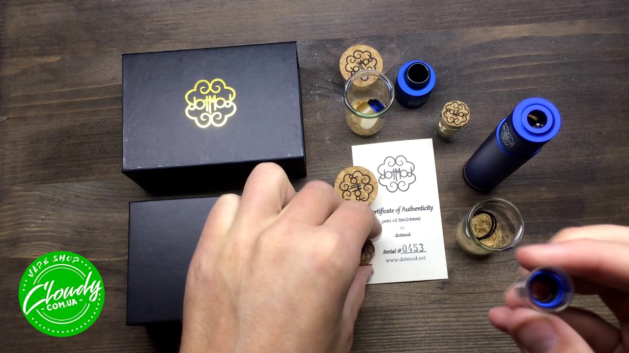 Обзор мехмода DotMod Petri lite Синий