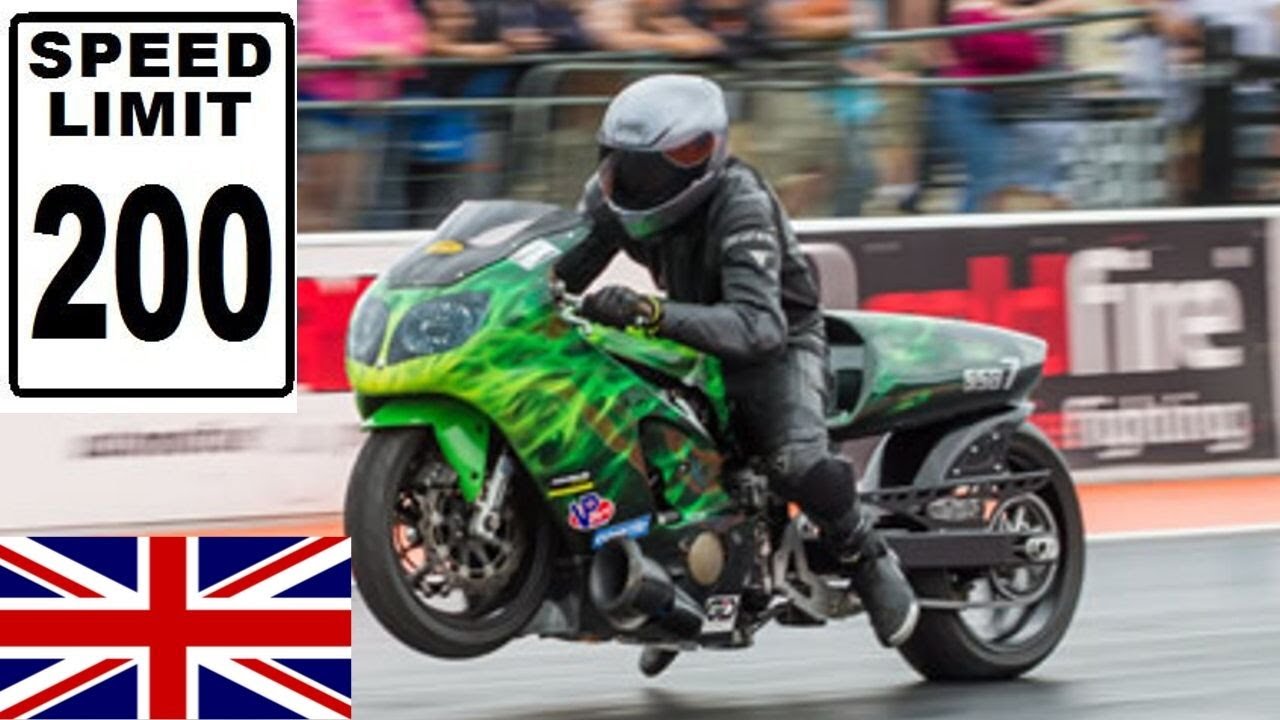 ASTONISHING SPEED BY SUPER STREET BIKES AT FIM-E SANTA POD EUROPEAN DRAG RACING FINALS! TURBO POWER!