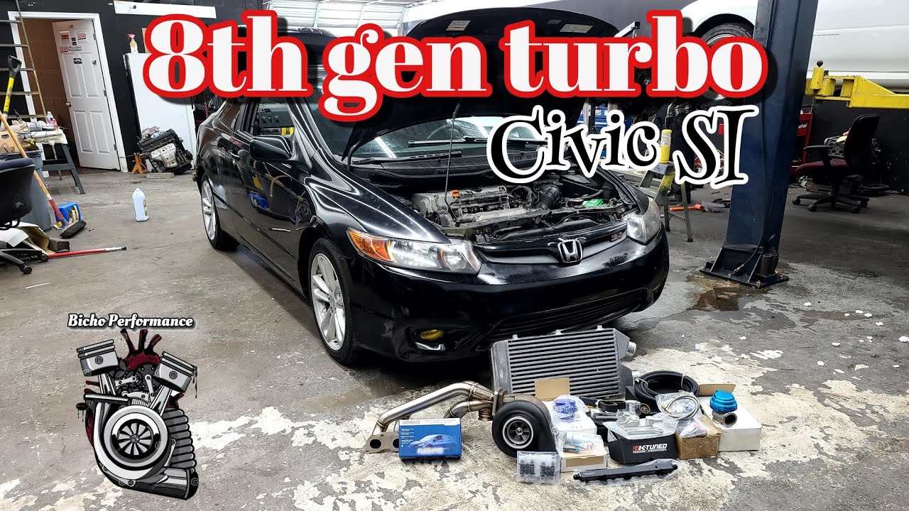 8th Gen Civic Si turbo built in 4 days!👨‍🔧