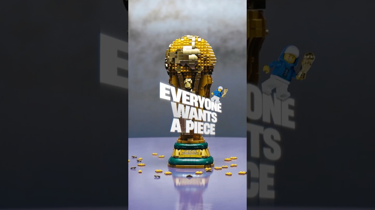 Everyone Wants A Piece | Behind The Scenes! ⚽️🏆 | LEGO #lego #fifaworldcup #fifa #shorts