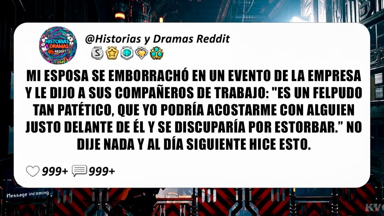 Mi esposa se emborrachó en un evento de la empresa y le dijo a sus compañeros de trabajo...