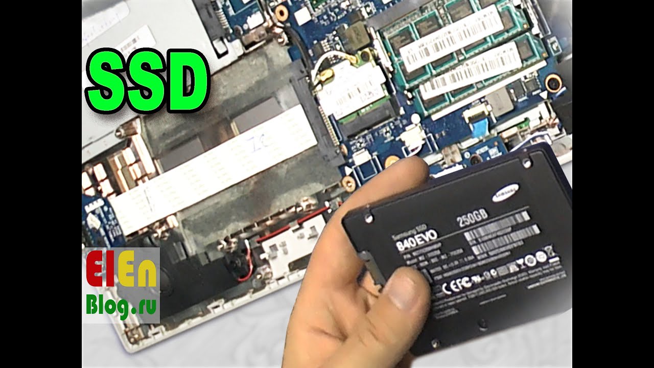 Установка ssd в ноутбук Lenovo Z500