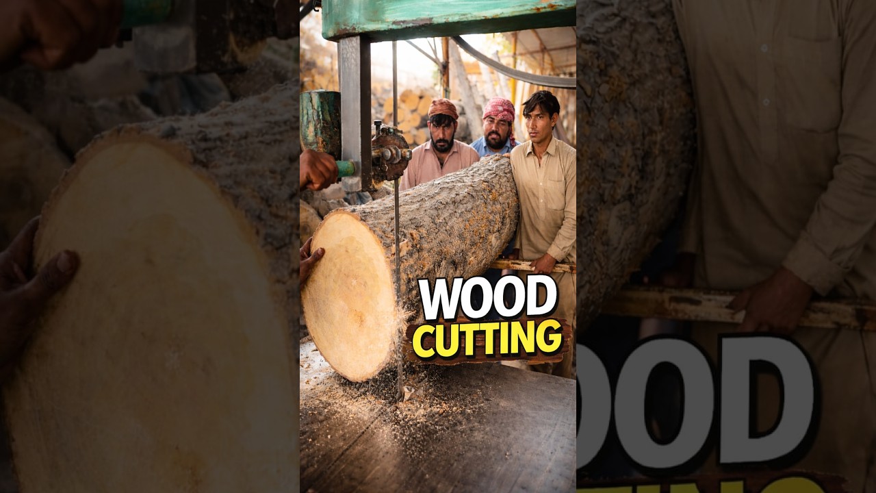 Live Wood Cutting Sawmill – Extreme Log Cutting & DIY Woodworking | Nature Stride
