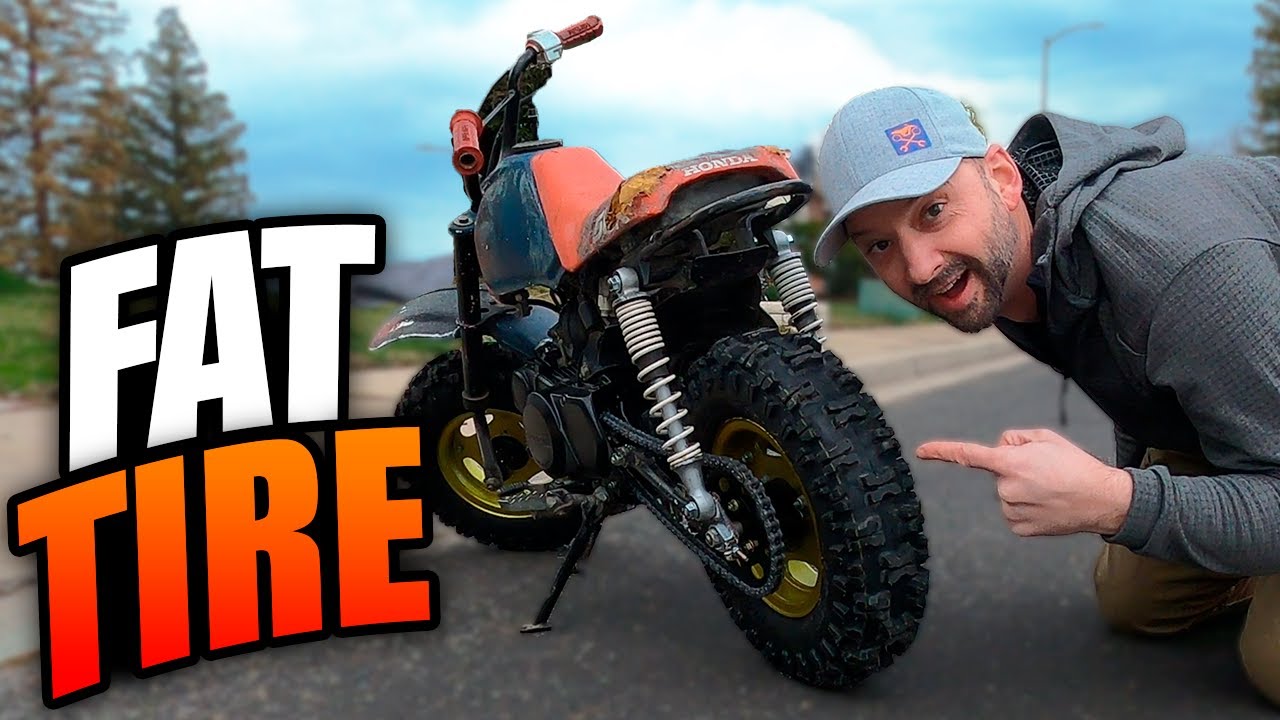 Время обновить толстые шины - Honda Z50 и CRF50!