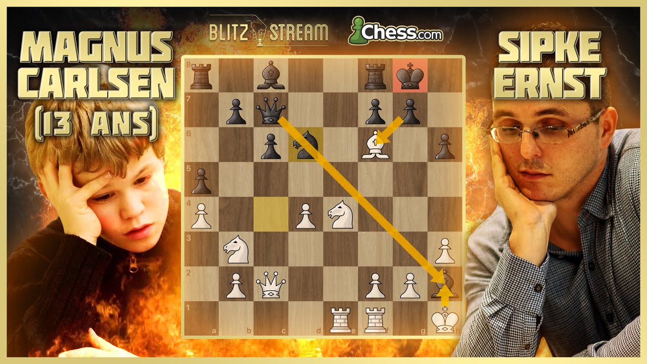 MAGNUS CARLSEN sa plus belle partie enfant !!!
