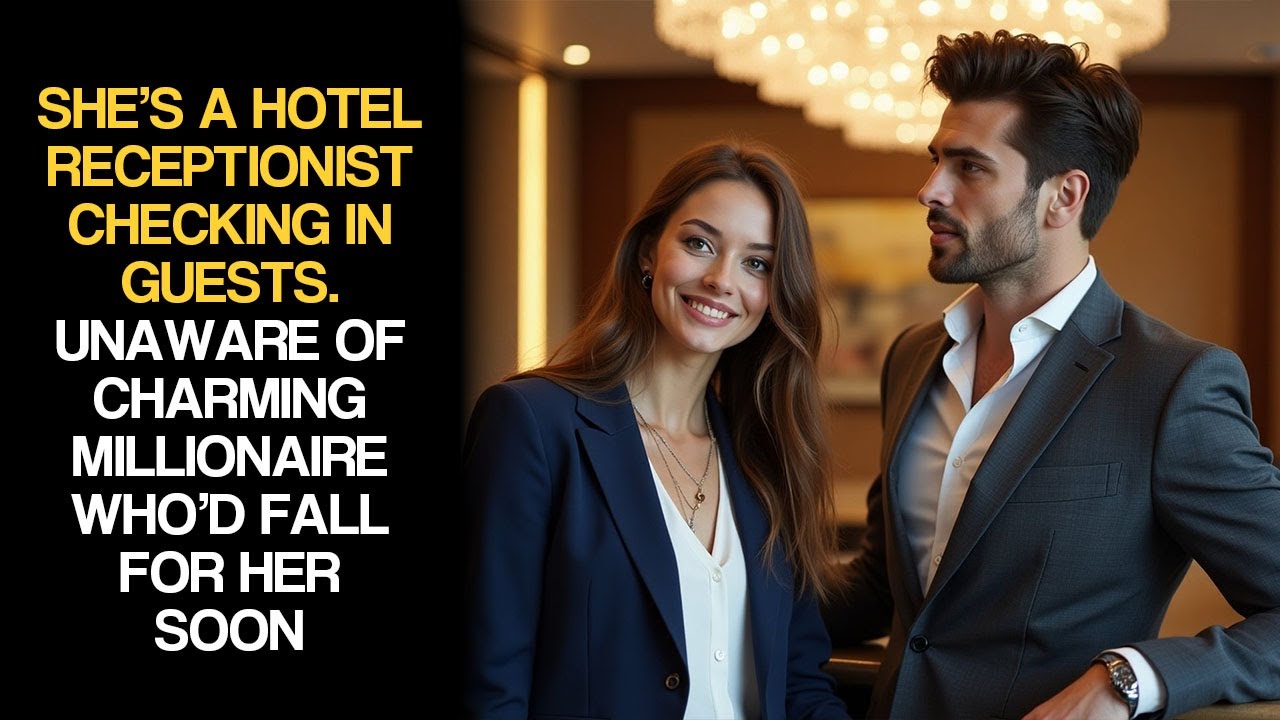 She’s a Hotel Receptionist Checking in Guests, Unaware of Charming Millionaire Who'd Fall For Her