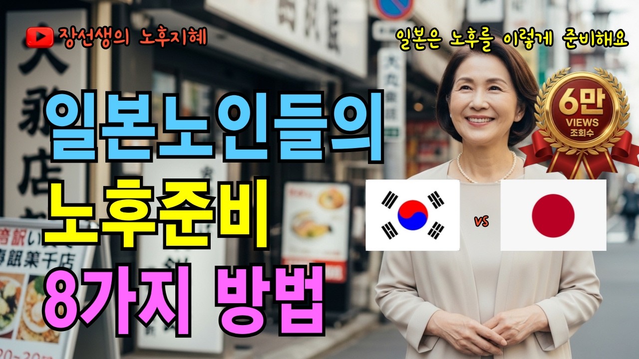 초고령화국가 일본, 한국과 다른 일본노인들이 노후준비하는 8가지 방법 |노후지혜|노후사연|노후준비|