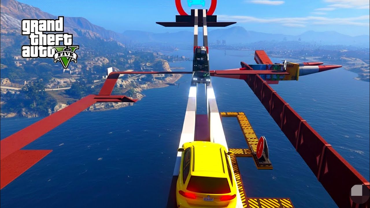 999.999% People Become Blind In This Night Parkour Race In GTA 5 Online 