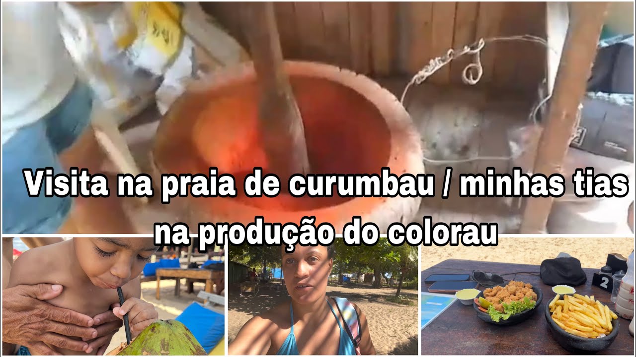 Vlog: passeio na praia de curumbau / minhas tias na produção do colorau 