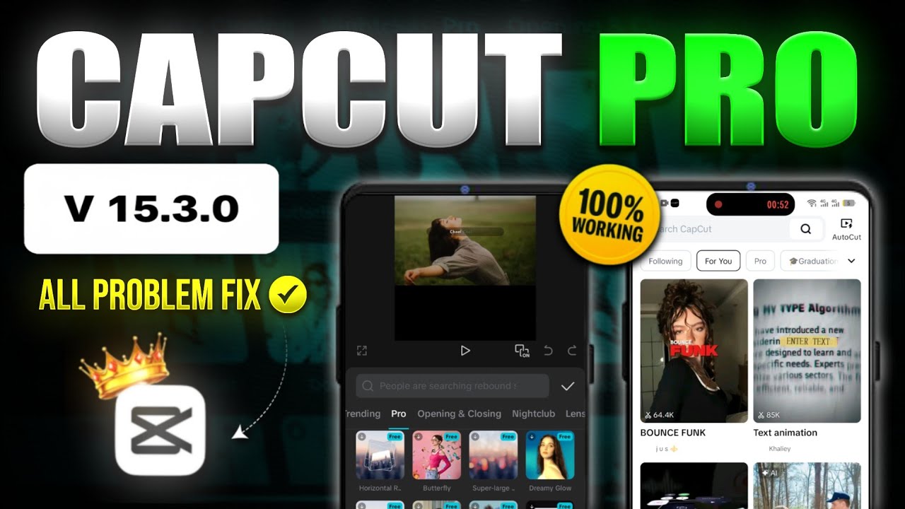 CapCut Pro 15.3.0 🔥 New Update 2025 ✅ Fix No Internet Problem 100% Working Solution | Tips & Tricks