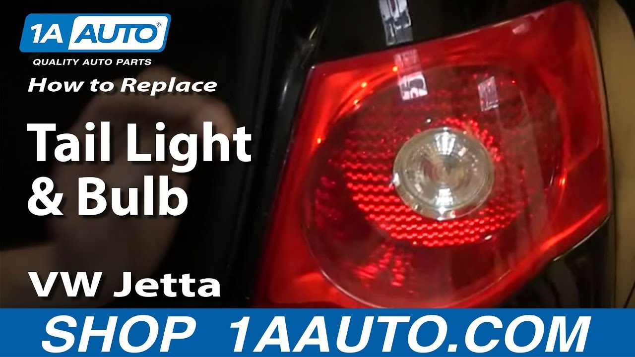 How to Replace Outer Tail Light and Bulb 05-10 Volkswagen Jetta