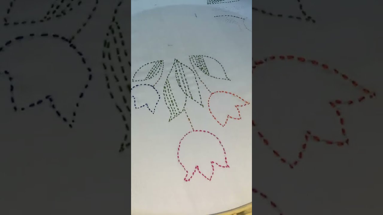 Easy Running Stitch Embroidery 🪡🪡