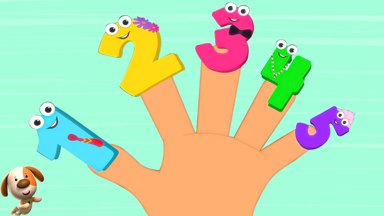 Number Finger Family - Learning Song & Nursery Rhymes for Kids