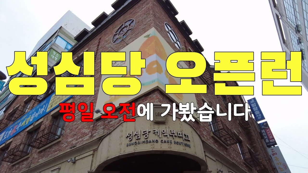 [vlog] 성심당 평일 오픈런