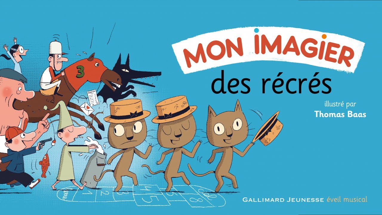 Derrière chez ma tante - Mon imagier des récrés - Gallimard Jeunesse