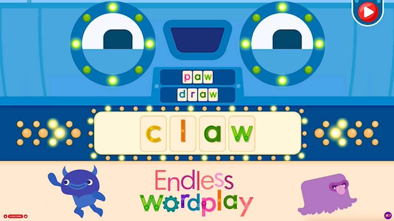 Endless Wordplay: Mastering English Reading and Spelling with PAW, DRAW & CLAW