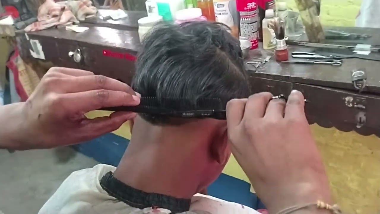 Haircut boy barber 💈 look video 