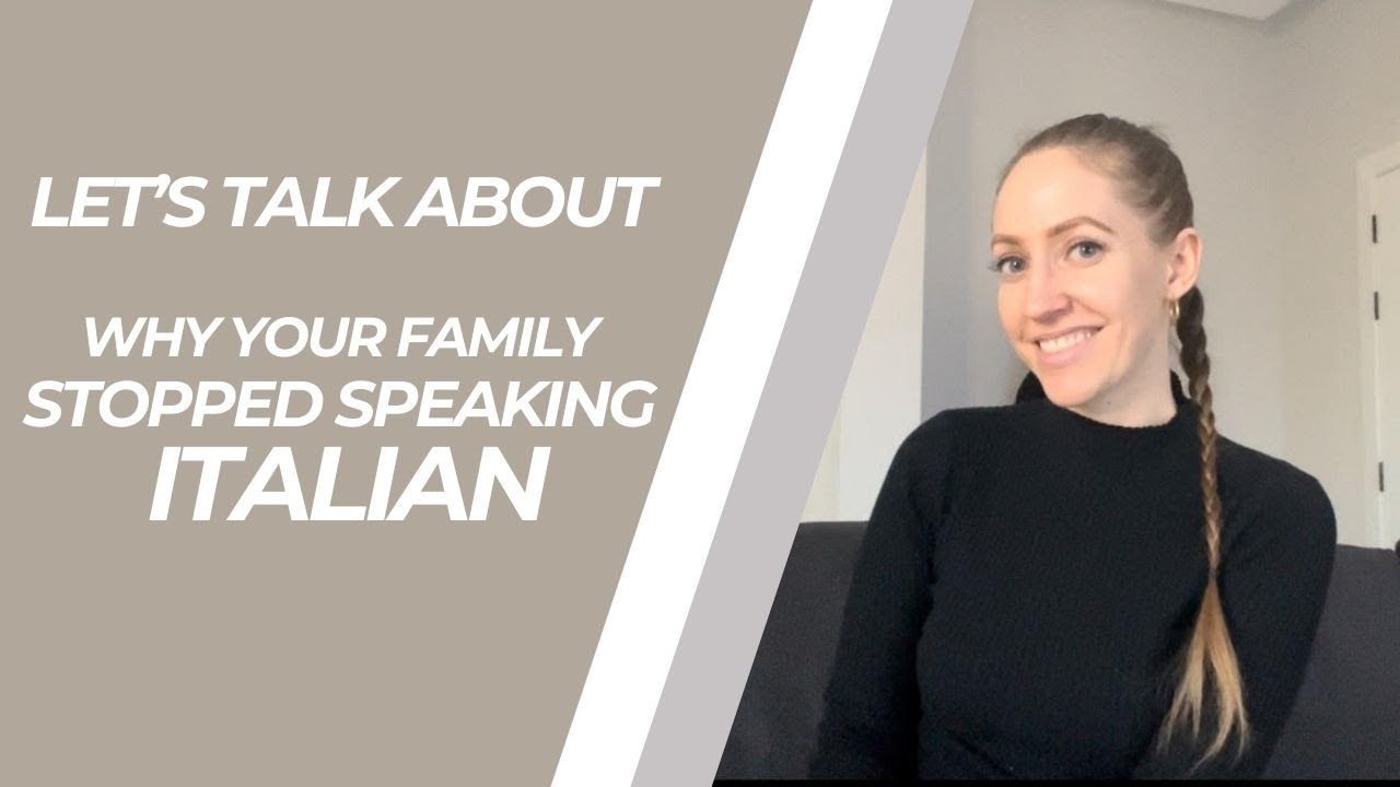 Why Italian Americans Don't Speak Italian