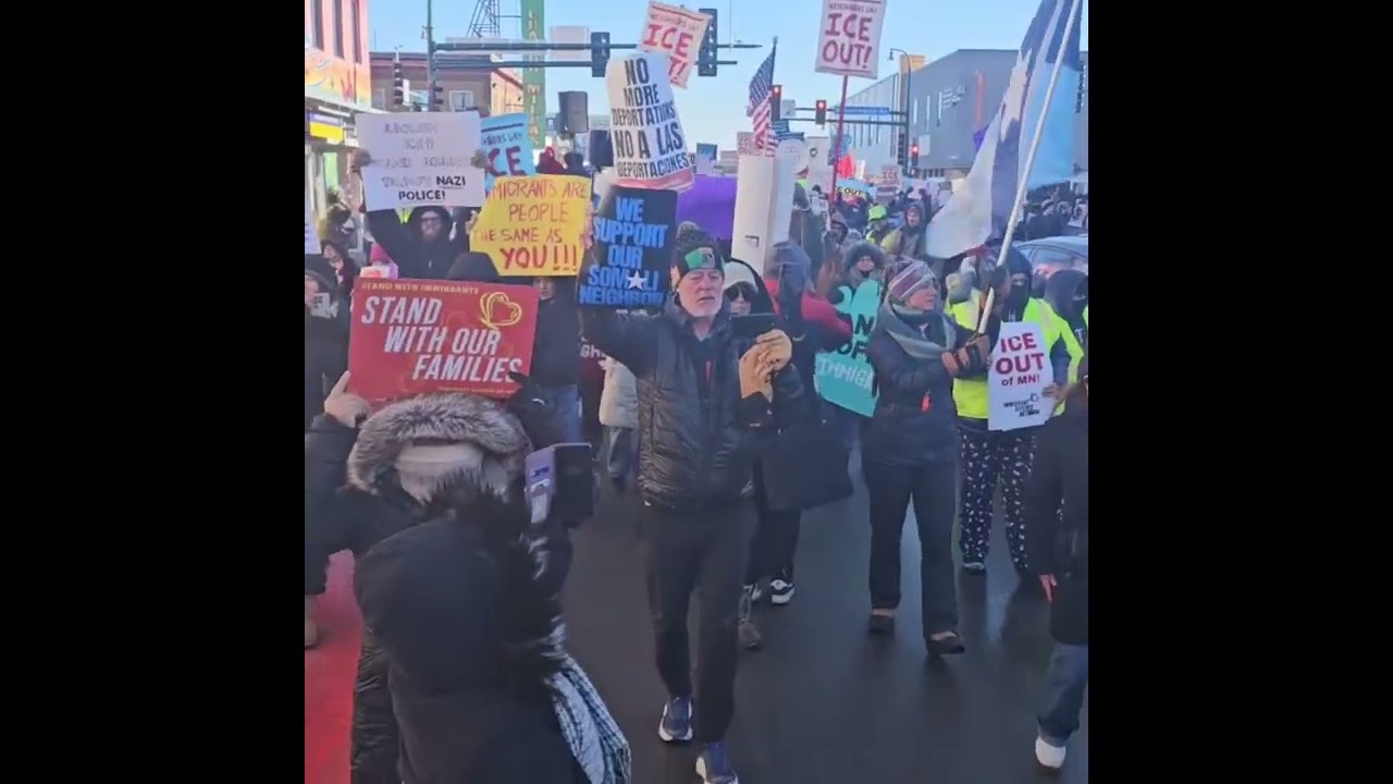 'Thousands' Protest in Minneapolis Amid Ongoing ICE Operation