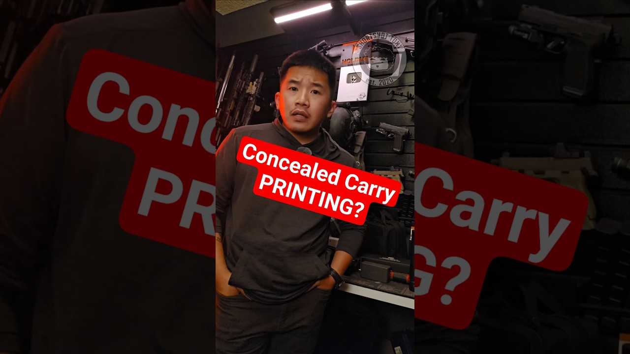 Concealed Carry Tips: Printing