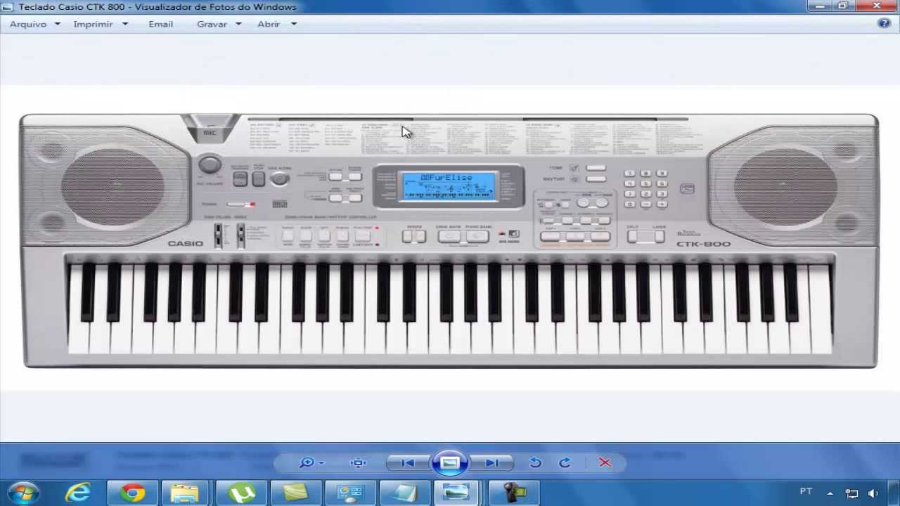 Como configura USB Midi de um teclado Musical - Ex:(CTK 800) pra usar como controlador