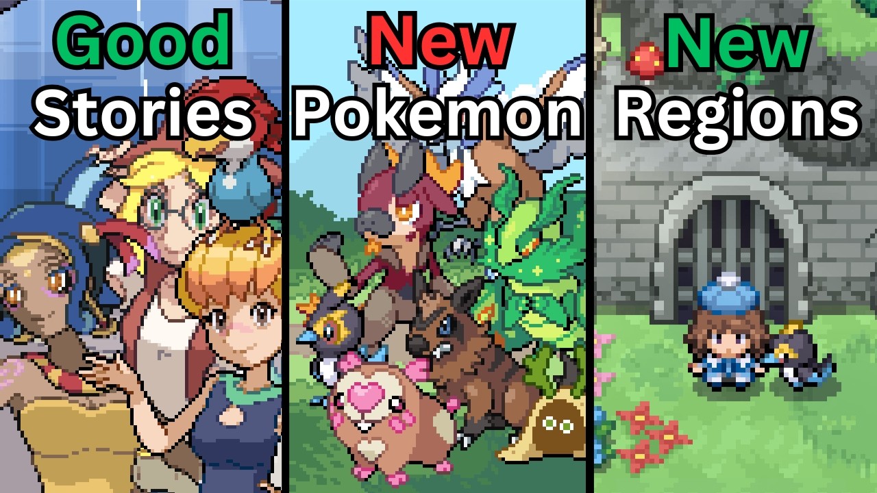 Top 10 Pokemon Fan Games With NEW Pokemon!