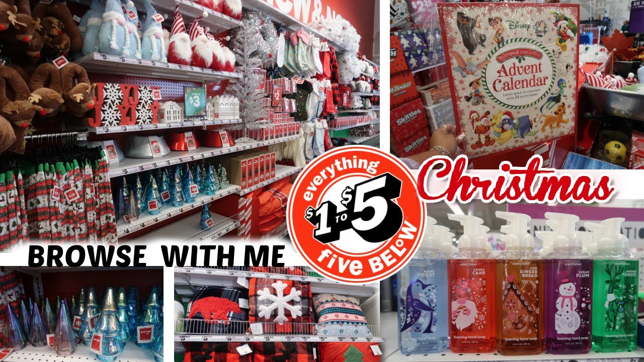 FIVE BELOW * CHRISTMAS DECOR 2022
