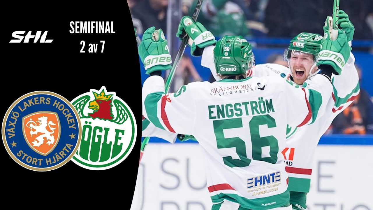 Växjö Lakers - Rögle BK | Höjdpunkter | Semifinal 2 | SM-Slutspel 2024