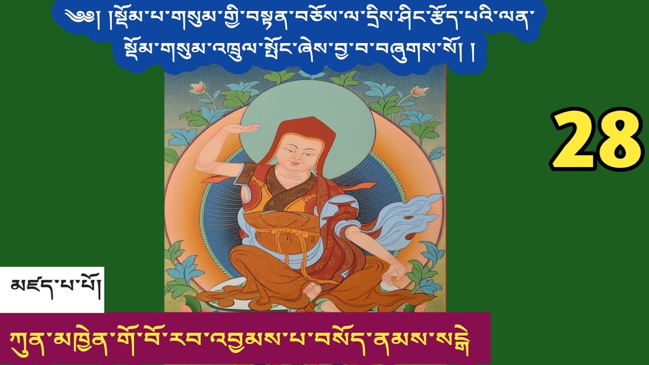 སྡོམ་གསུམ་འཁྲུལ་སྤོང་། 28 ཀུན་མཁྱེན་གོ་བོ་རབ་འབྱམས་པ།  མཁན་ཆེན་བསོད་ནམས་རྒྱ་མཚོའི་བཀའ་ཁྲིད