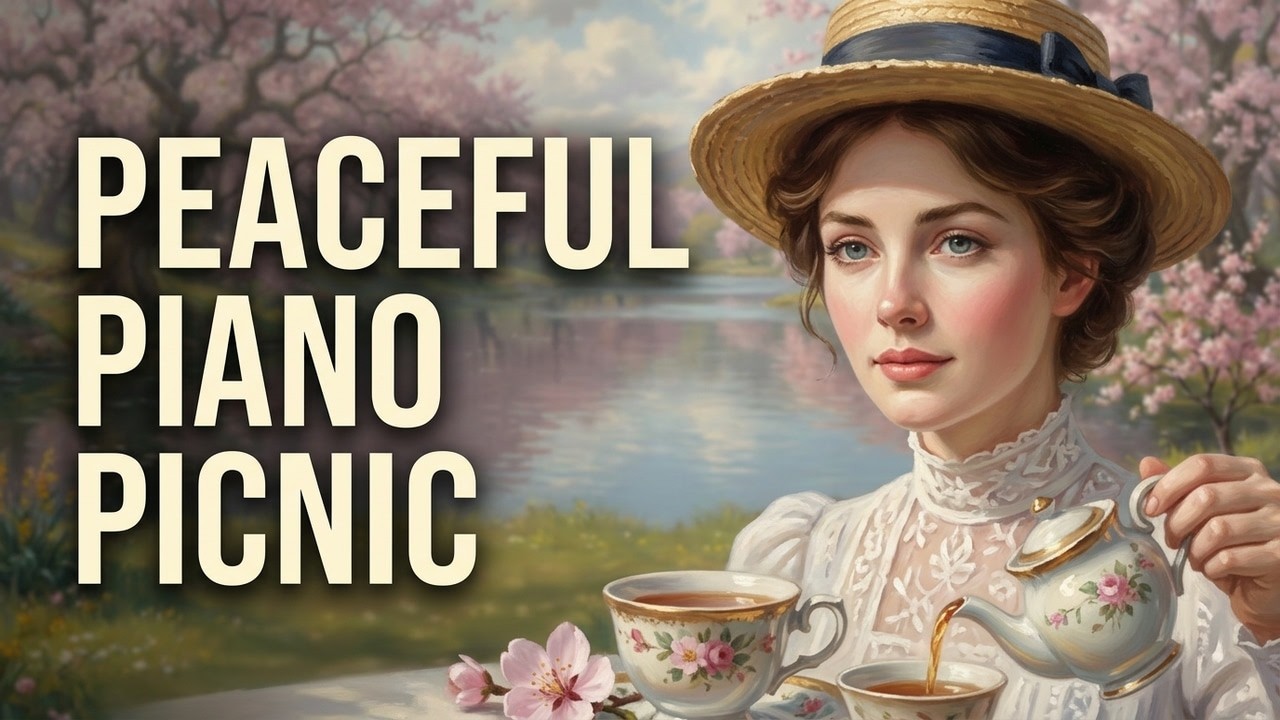 peaceful Spring 🌿🌸 calm piano playlist for work, reading