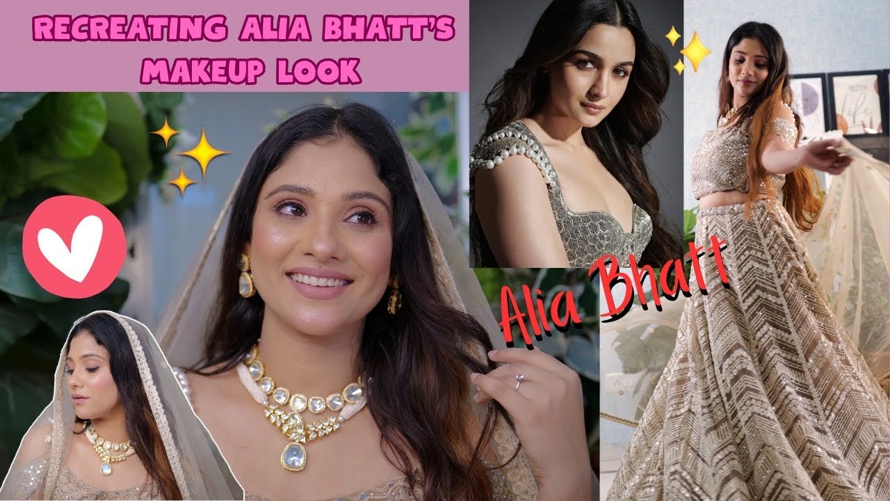 Recreated Alia bhatt fashion show Look & makeup 💄 || shystyles