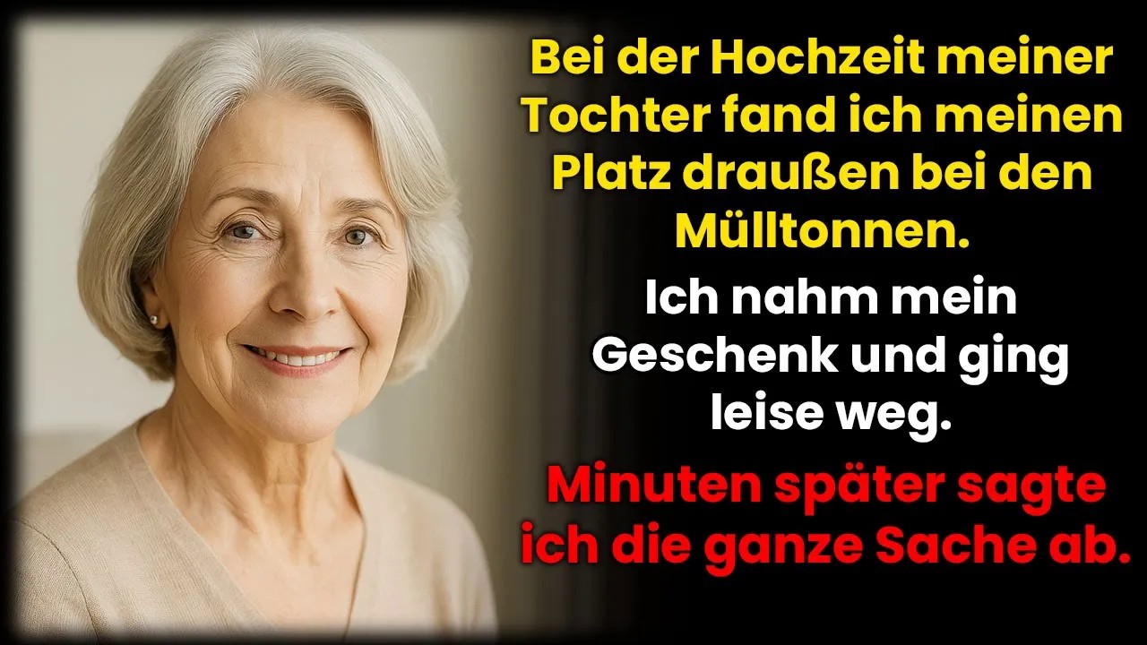 Bei der Hochzeit meiner Tochter wurde ich ausgeschlossen – ich ging und sagte alles ab