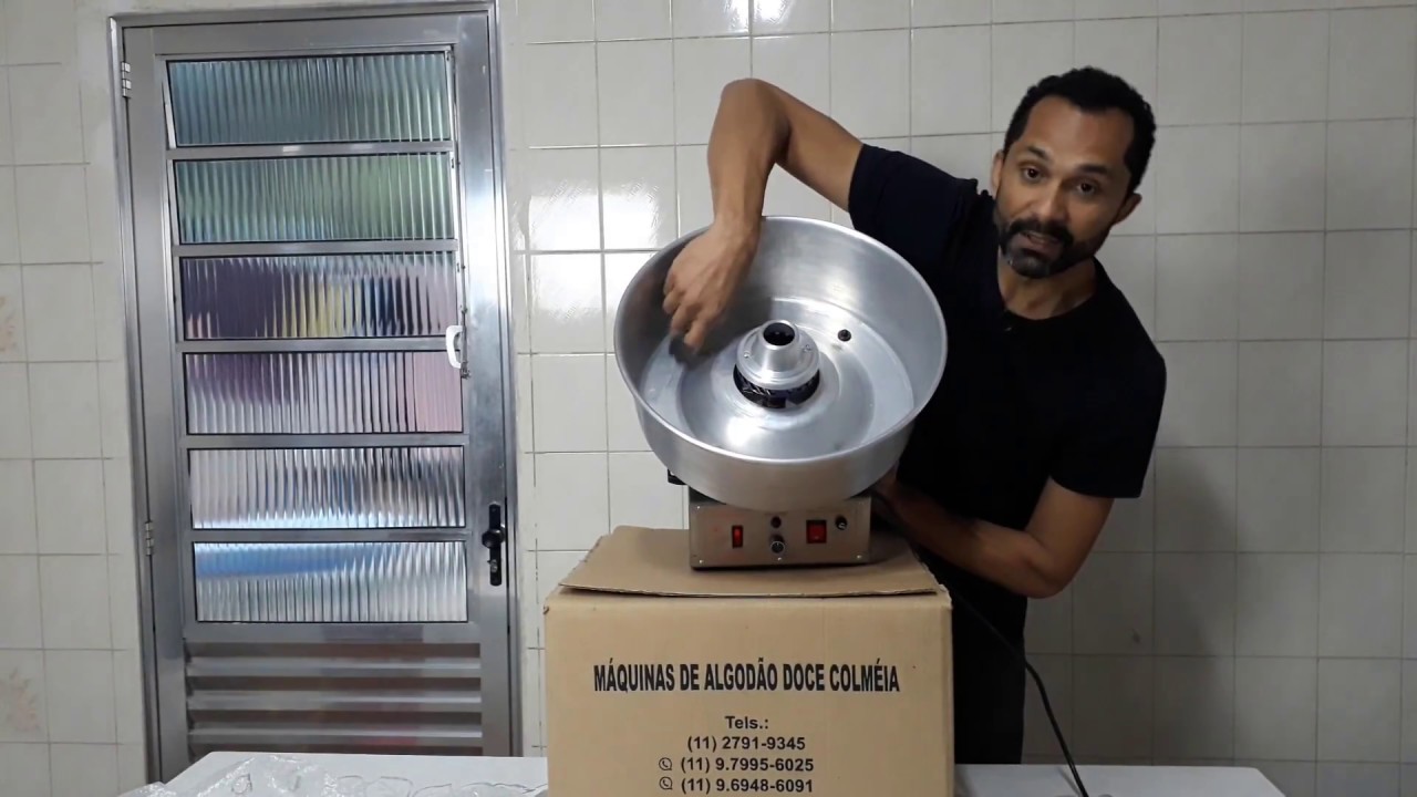Máquina para Fazer ALGODÃO DOCE - Colméia Máquinas