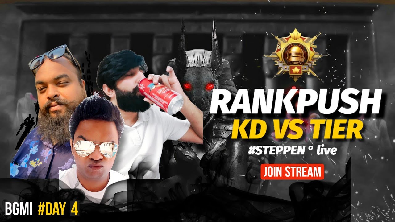 BGMI RANK PUSH | DAY 2 @STEPPEN・live 