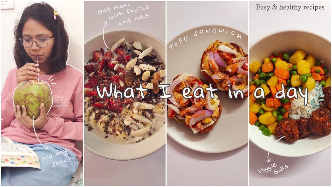 what i eat in a day to feel nourished 🥙 quick & healthy recipes I meal ideas for a busy day I luna