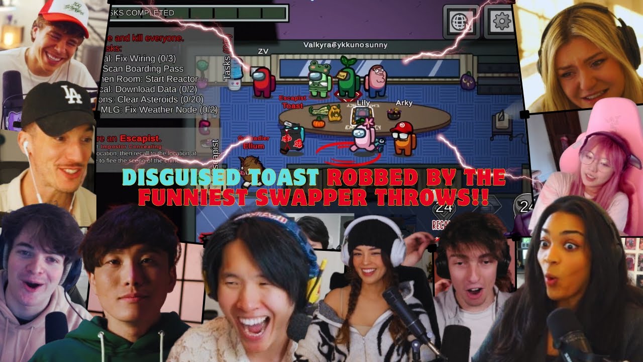 (Victims POV) Disguised Toast Got Robbed by Funniest Swapper Throw by Sykkuno & Arky ft Lilypichu