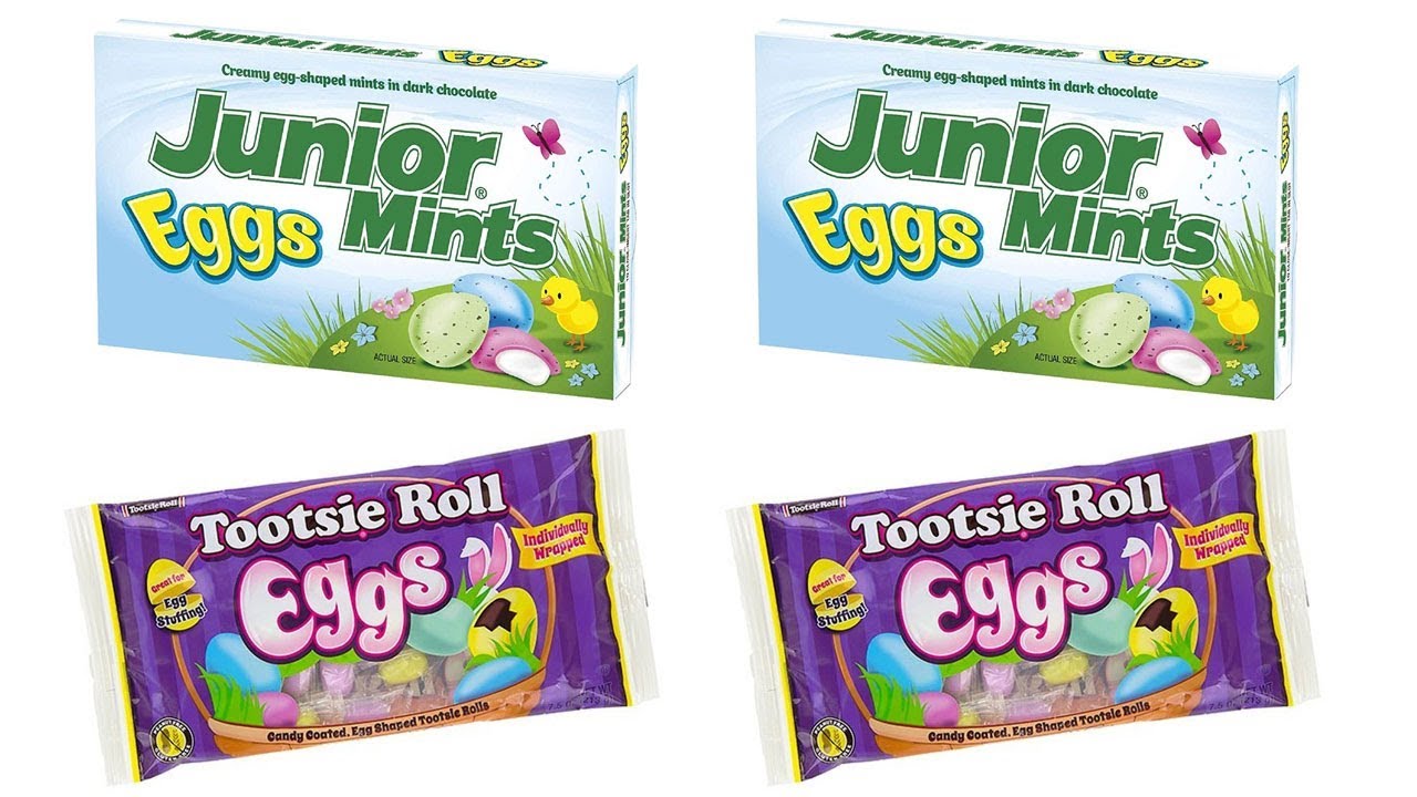 Junior Mints Eggs & Tootsie Roll Eggs